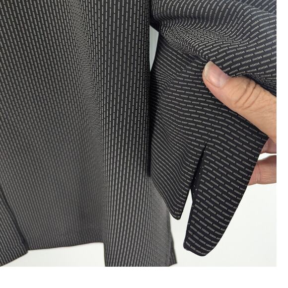 Emmelle Shirt Relaxed Blazer Mixed Print Black White Mother Pearl Buttons L / XL - Picture 8 of 10